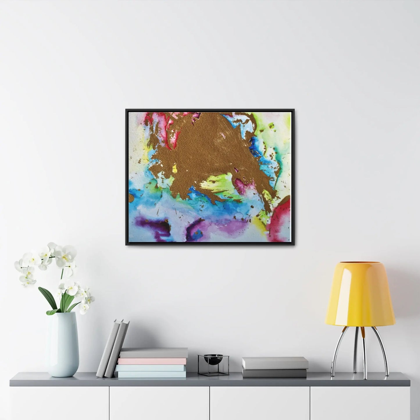 Through The Vapor Gallery Canvas Wraps, Horizontal Frame