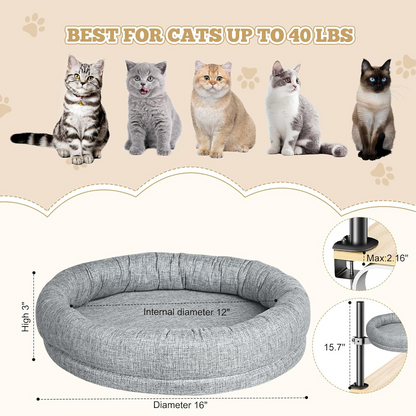 Cat Cozy Spin Bed - - Pet bed