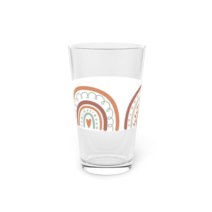 Boho Rainbow Pint Glass - Kia Day Design
