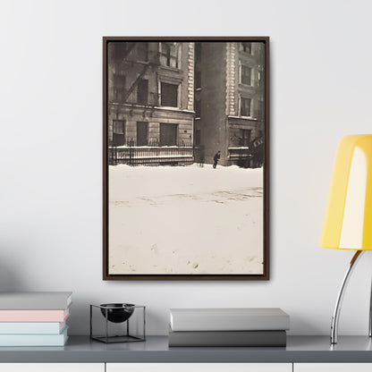 430 W 119th St New York Gallery Canvas Wraps Vertical Frame 16″ x 24″ Premium Gallery Wraps (1.25″) white black