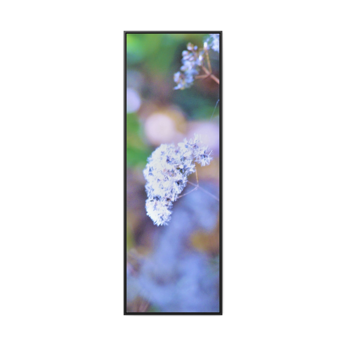 Macro Blue Gallery Canvas Wraps, Vertical Frame