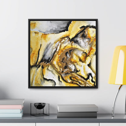 Tiger Stripe Gallery Canvas Wraps, Square Frame