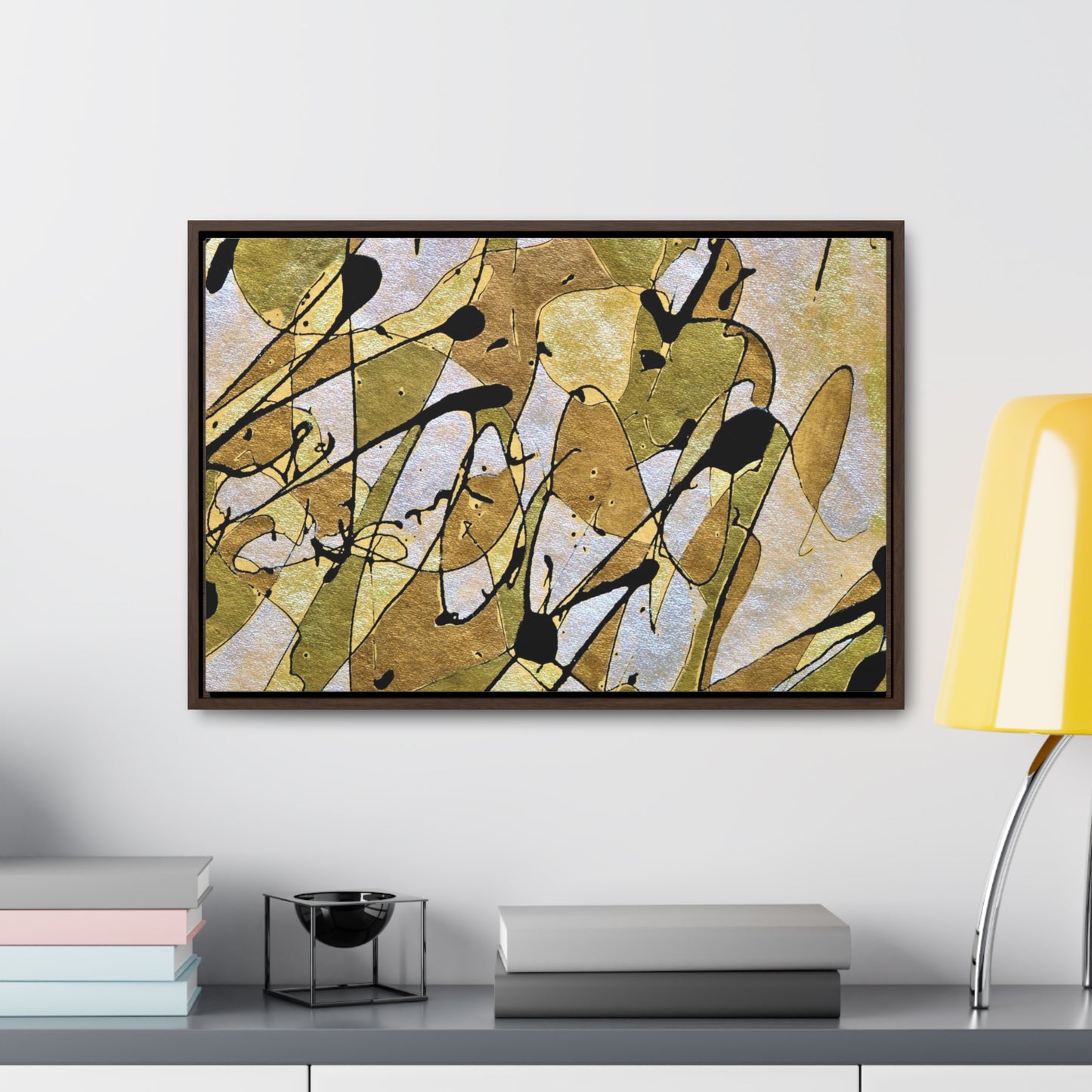 Gold Rush Gallery Canvas Wraps, Horizontal Frame