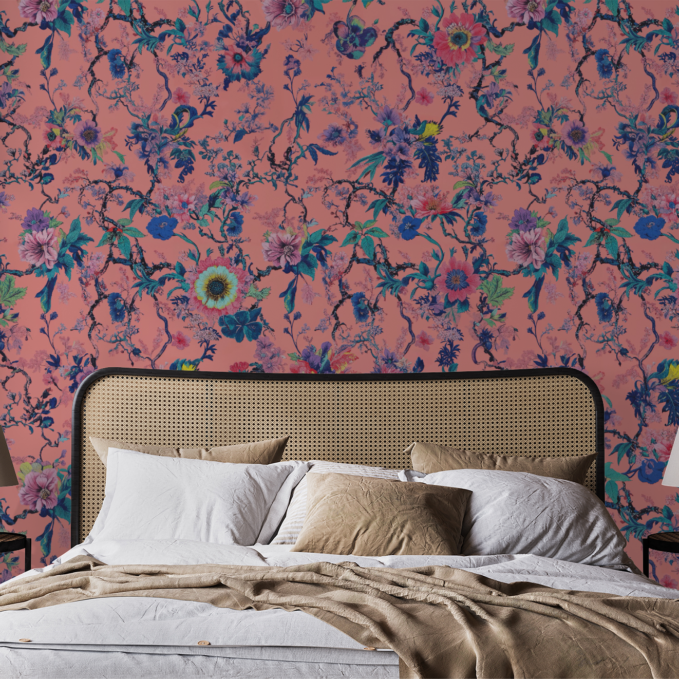 Rococo Wallpaper - Peel & Stick LUXE - Wallpaper