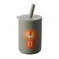 Baby Feeding Straw Cup dark grey