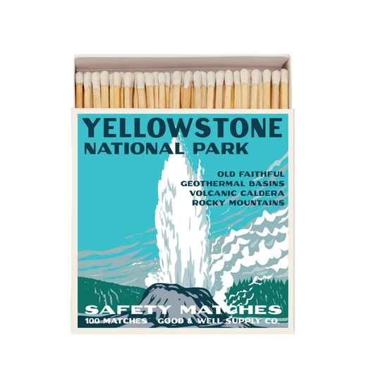 Yellowstone Vintage National Park Cabin Matches - - matches