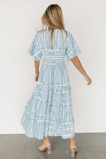 Ladies Short Sleeve Long Dresses - Kia Day Design