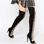 High Boots Winter Shoes - Black Style 3 40 - heeled boots