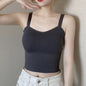 Chic Summer Sling Top for Women - Grey M - cami top