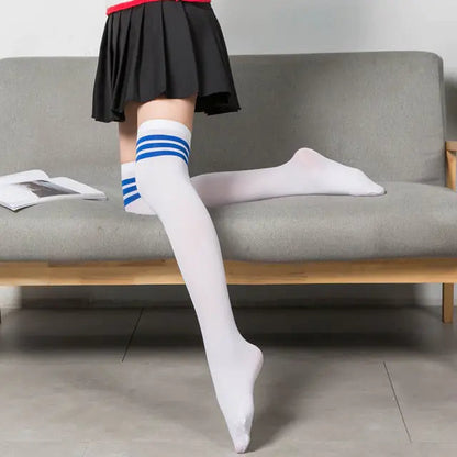 Solid Color Long Socks Kia Day Design