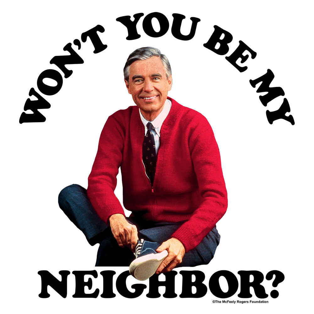 Mister Rogers Won't You Be My Neighbor T-Shirt - White- Tee Luv- {{Product type}}
