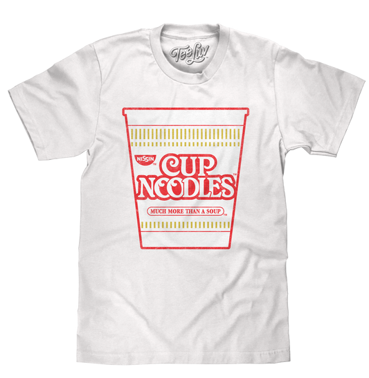 Cup Noodles T-Shirt - White - - mens tee