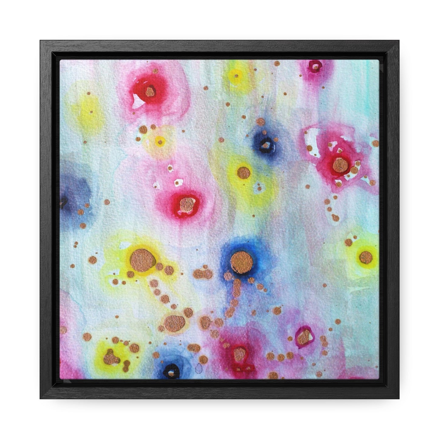 Raining Blooms Gallery Canvas Wraps, Square Frame