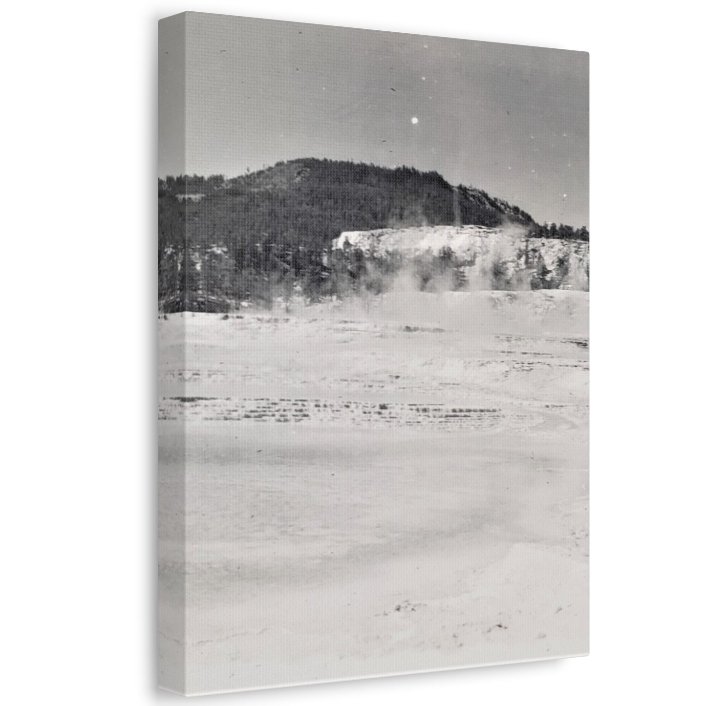 Mammoth Hot Springs Yellowstone Stretched Canvas