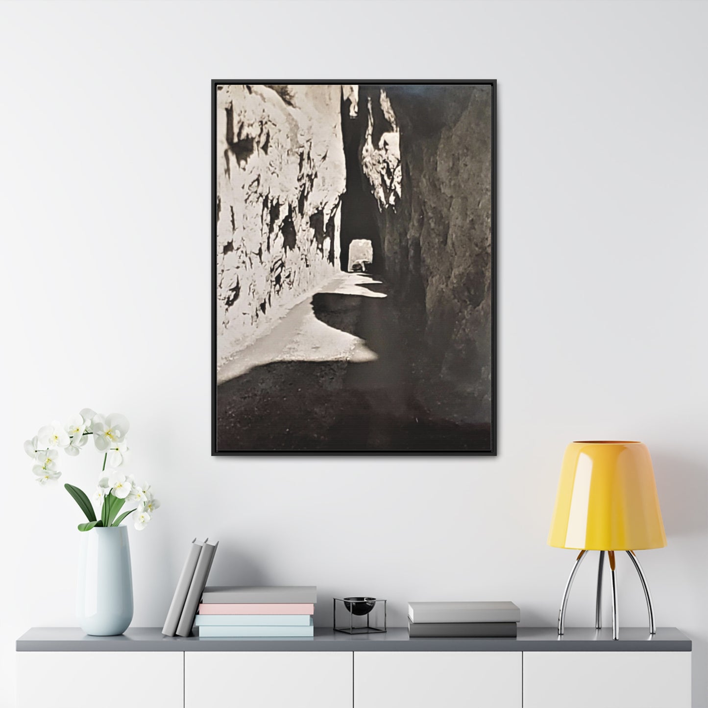 Tunnel at The Needles Gallery Canvas Wraps, Vertical Frame