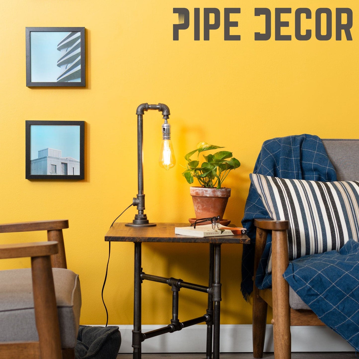 Reader Table Lamp By PIPE DECOR - - TABLE LAMP