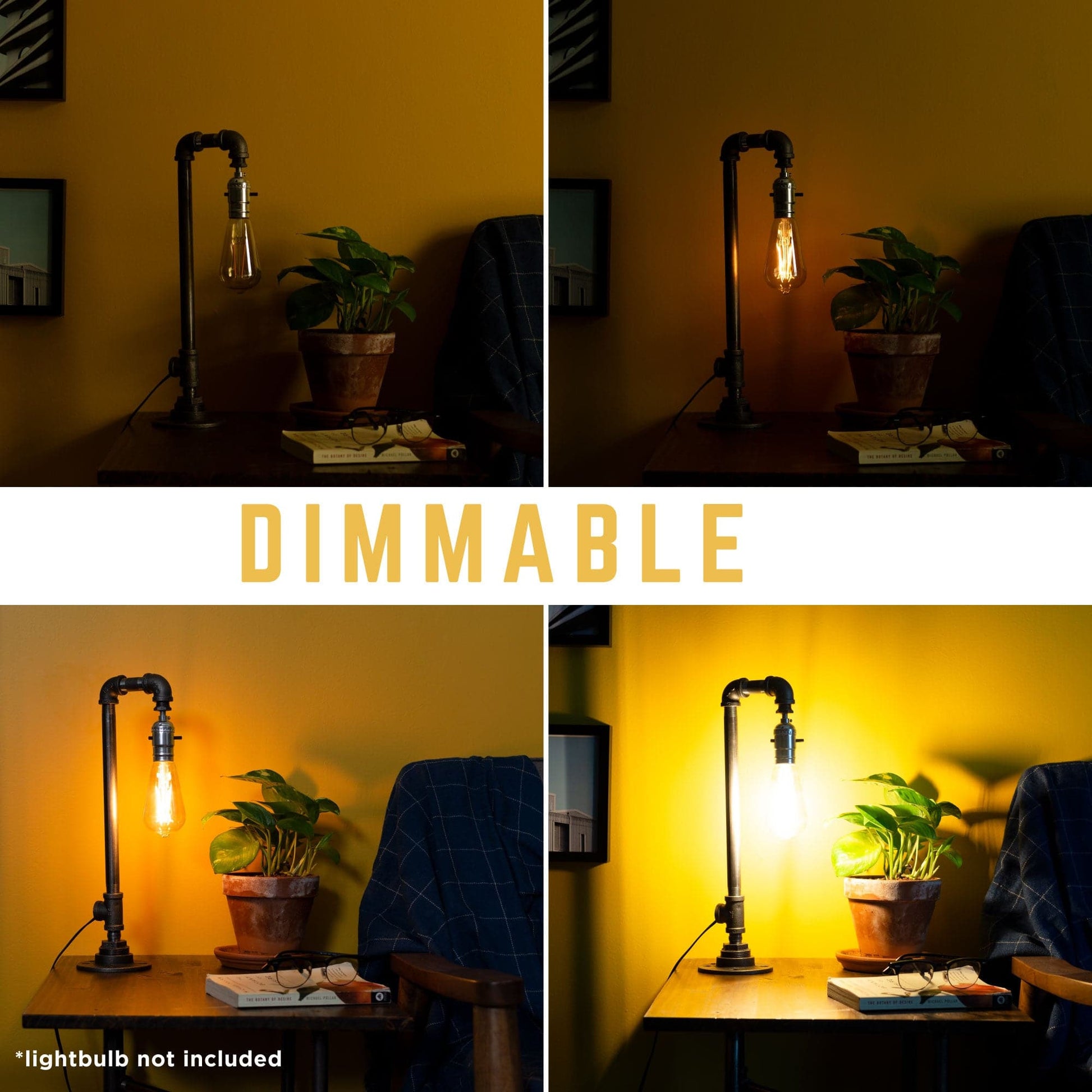 Reader Table Lamp By PIPE DECOR - - TABLE LAMP