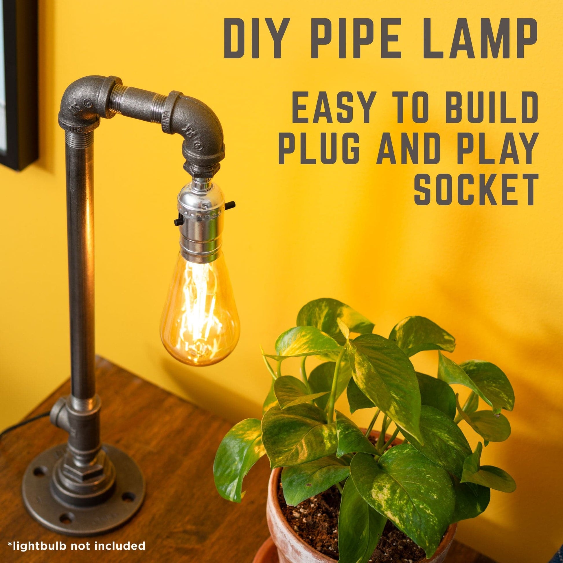 Reader Table Lamp By PIPE DECOR - - TABLE LAMP