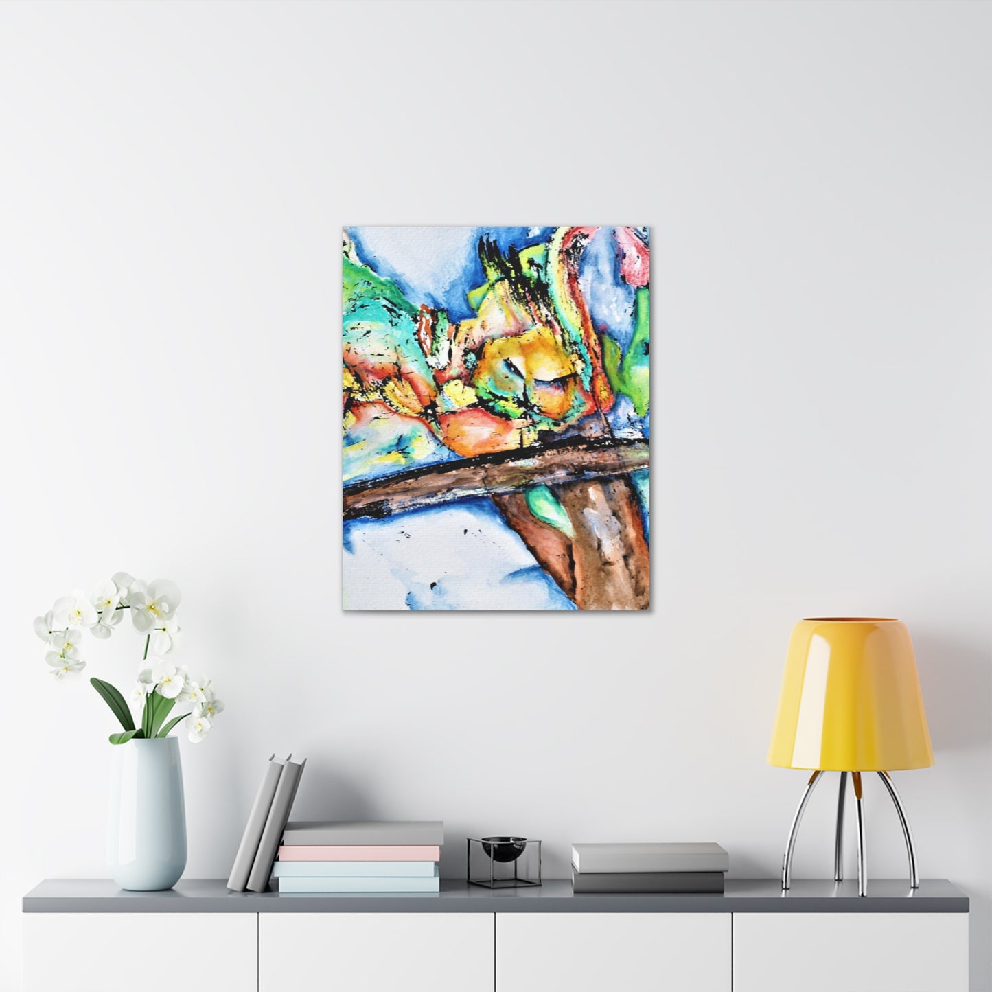 Owl In Flight Canvas Gallery Wraps