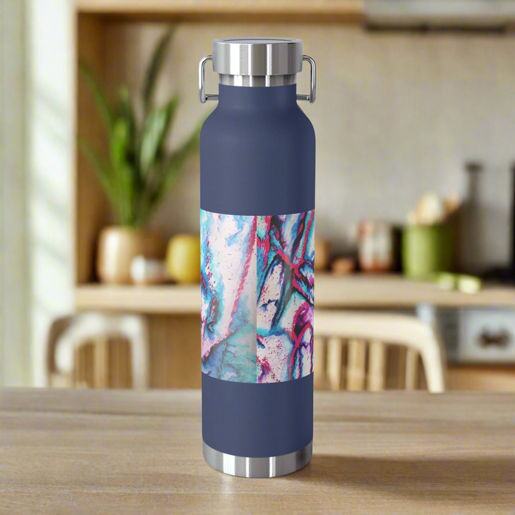 Pink Jellyfish 22oz Vacuum Insulated Bottle