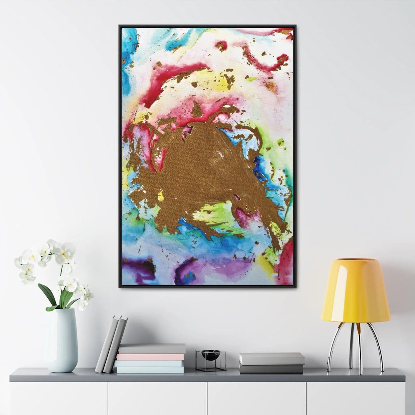 Through The Vapor Gallery Canvas Wraps, Vertical Frame