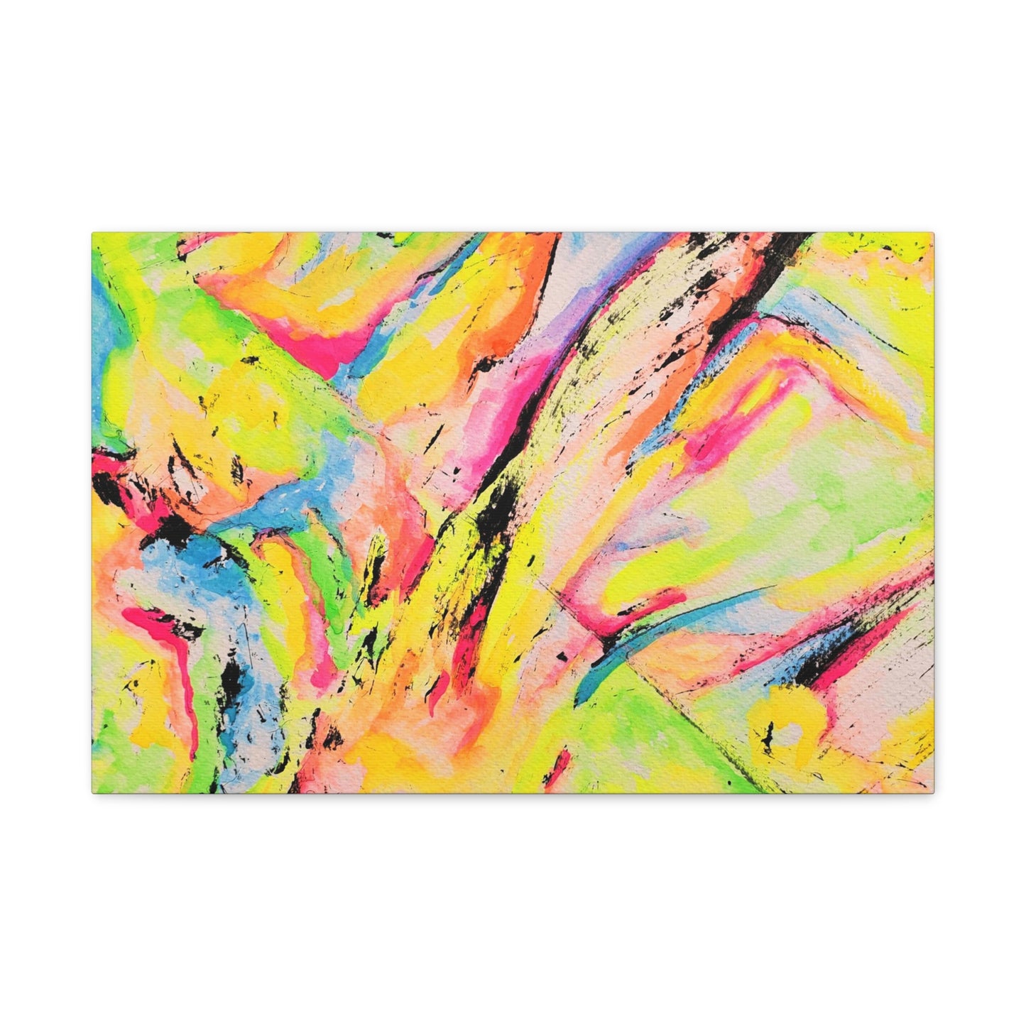 Neon Fire Canvas Gallery Wraps