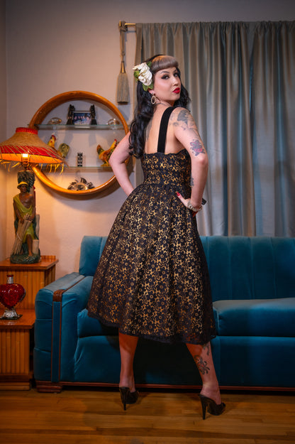 The Sweetheart Lace Dress in Black - - Dress