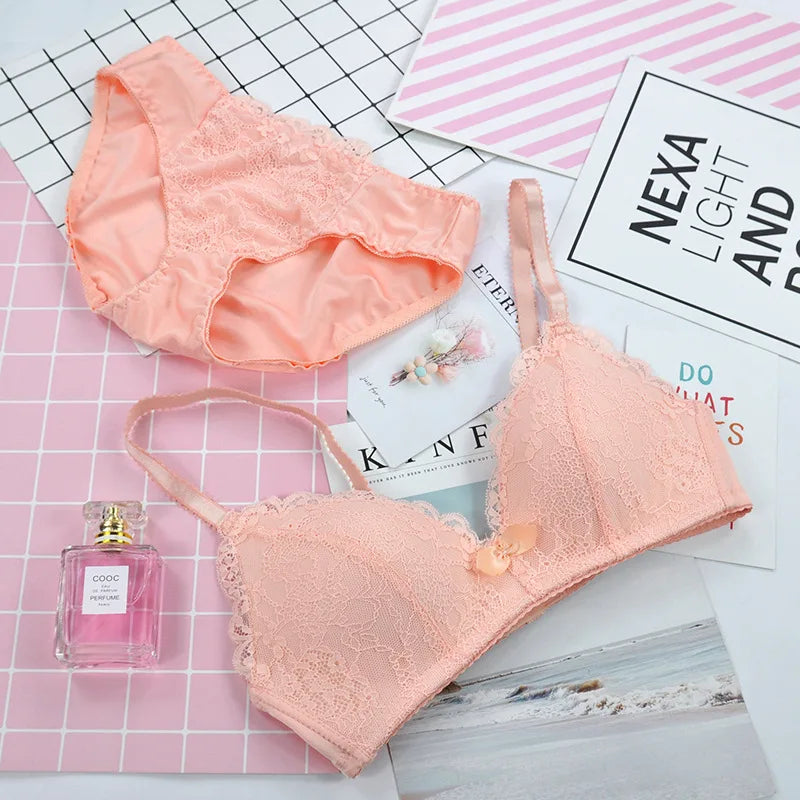 Women Underwear Bra and Panty Set