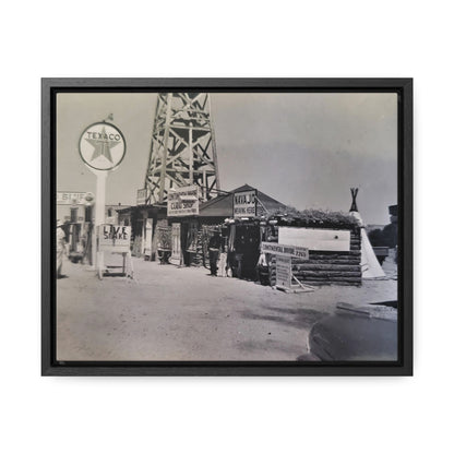 Texaco Station Continental Divide Gallery Canvas Wraps, Horizontal Frame