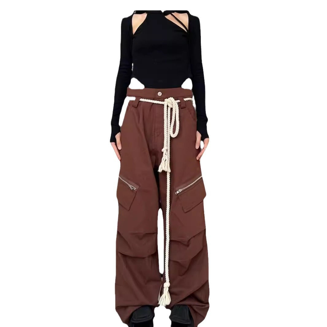 Womens Summer Retro American Pants - - pants