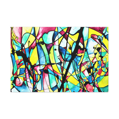 Alien Lady Canvas Gallery Wraps 48″ x 32″ 1.25"