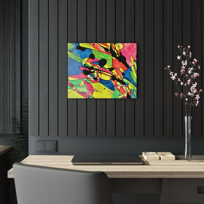 Exploding Earth Acrylic Prints 20" x 16" (Horizontal) Glossy