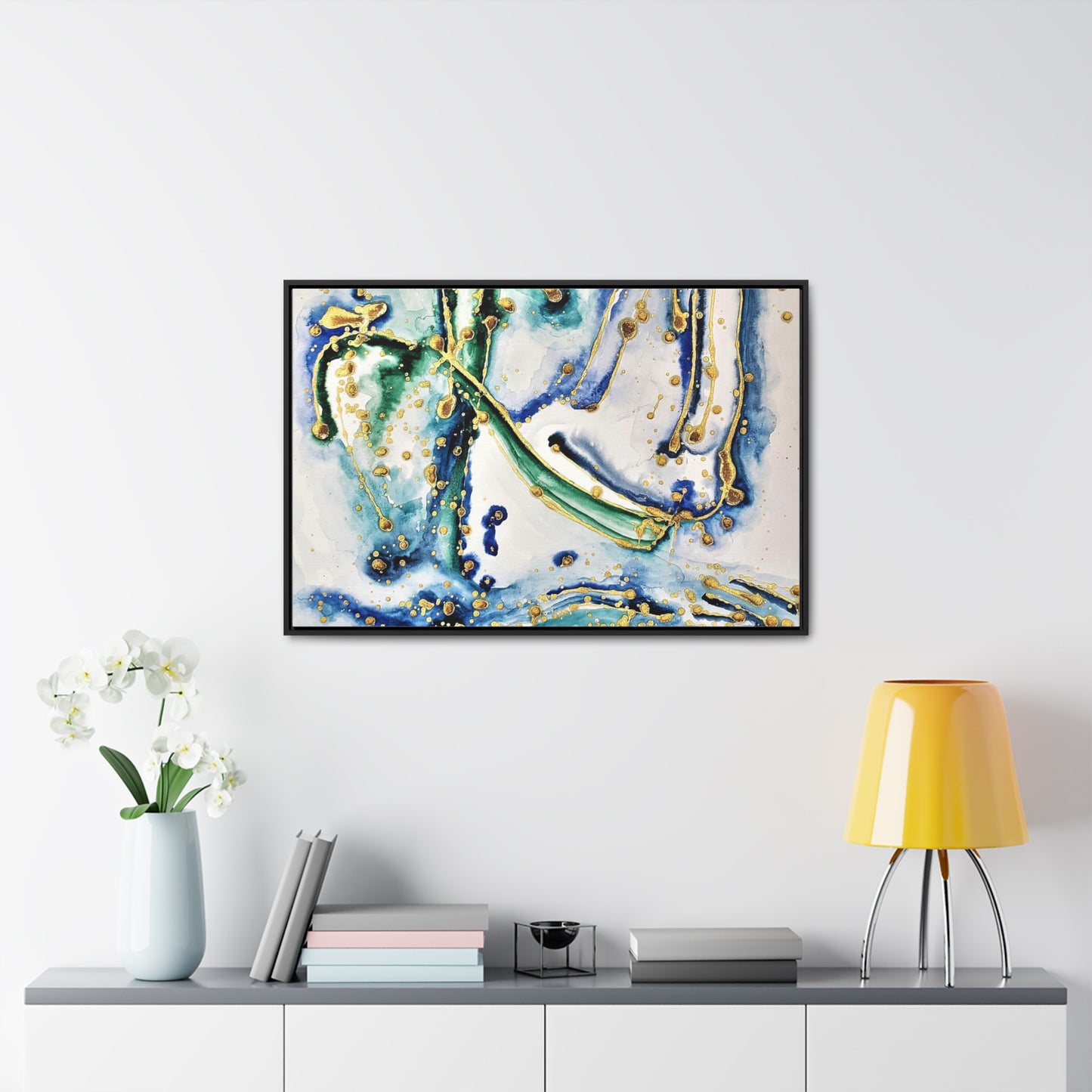 Blue Willow Gallery Canvas Wraps, Horizontal Frame