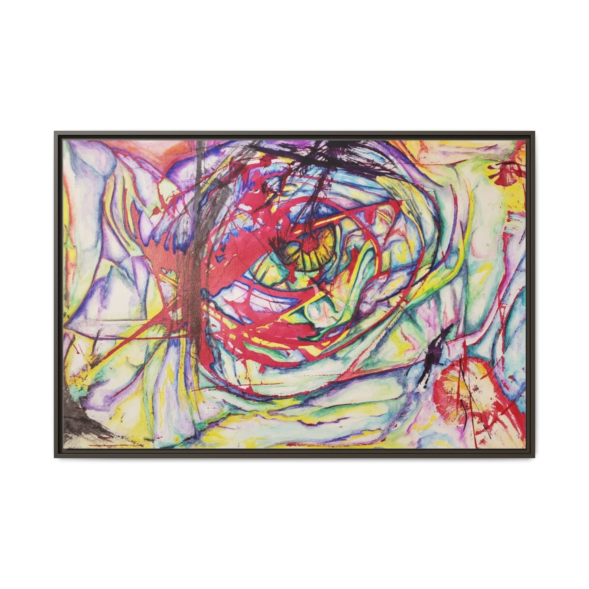 The Eye Framed Art Print - Kia Day Design
