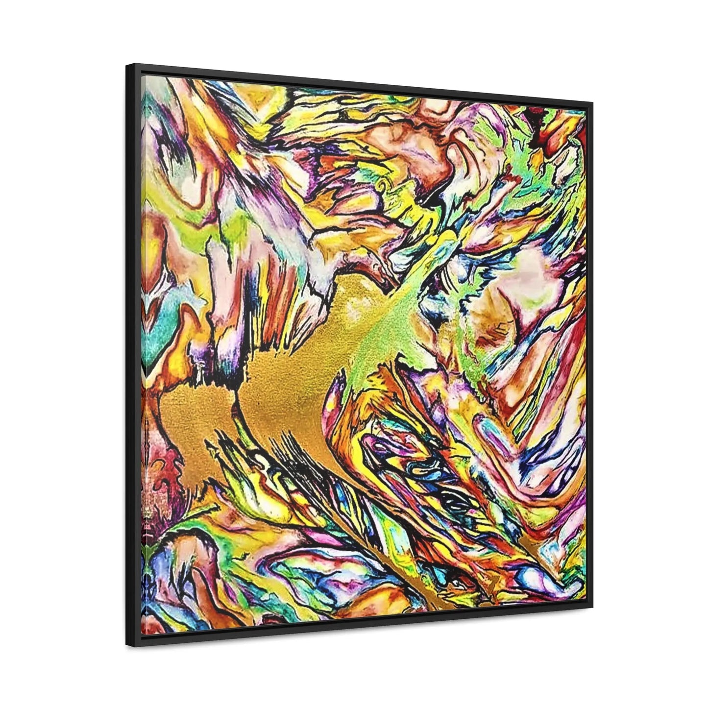 Phoenix Rising Gallery Canvas Wraps, Square Frame