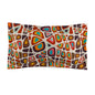 Colorful Retro Microfiber Pillow Sham - Kia Day Design