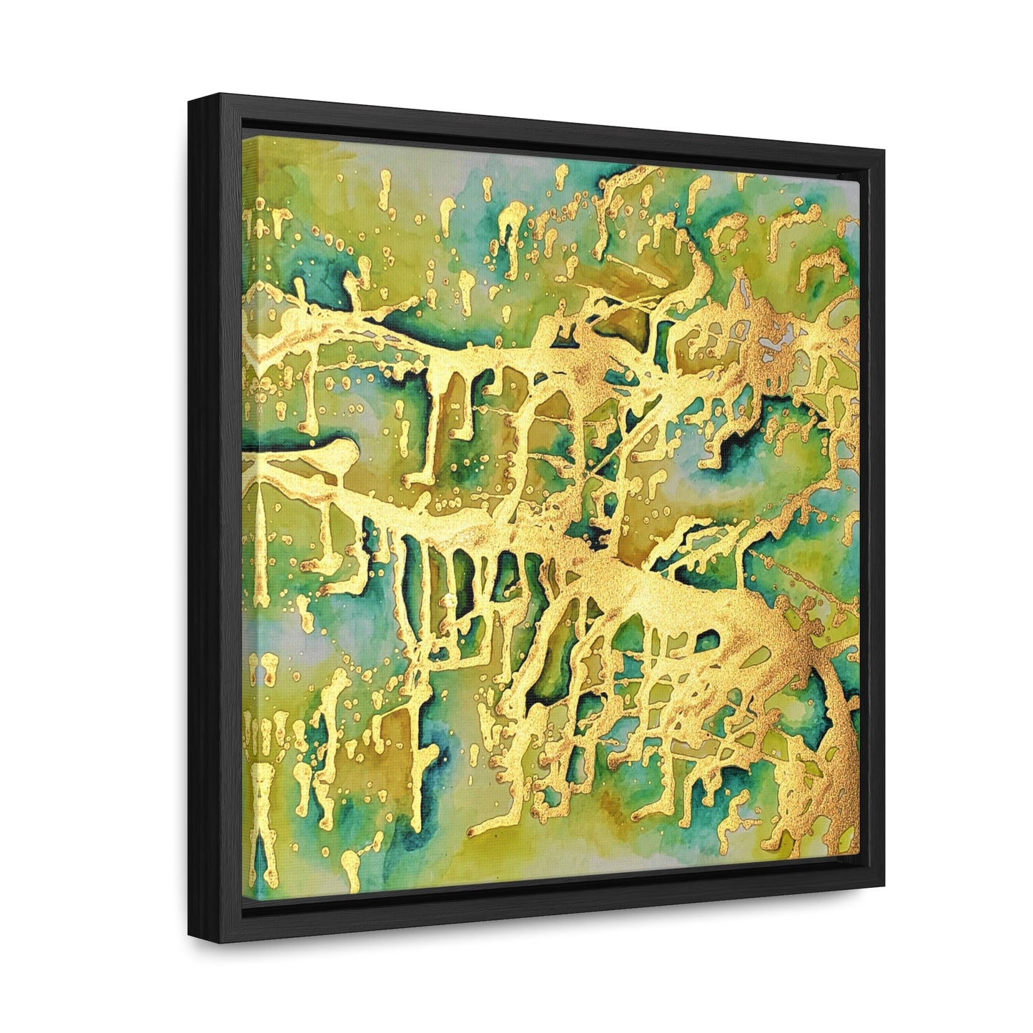 Acid Rain Gallery Canvas Wraps, Square Frame