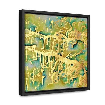 Acid Rain Gallery Canvas Wraps, Square Frame