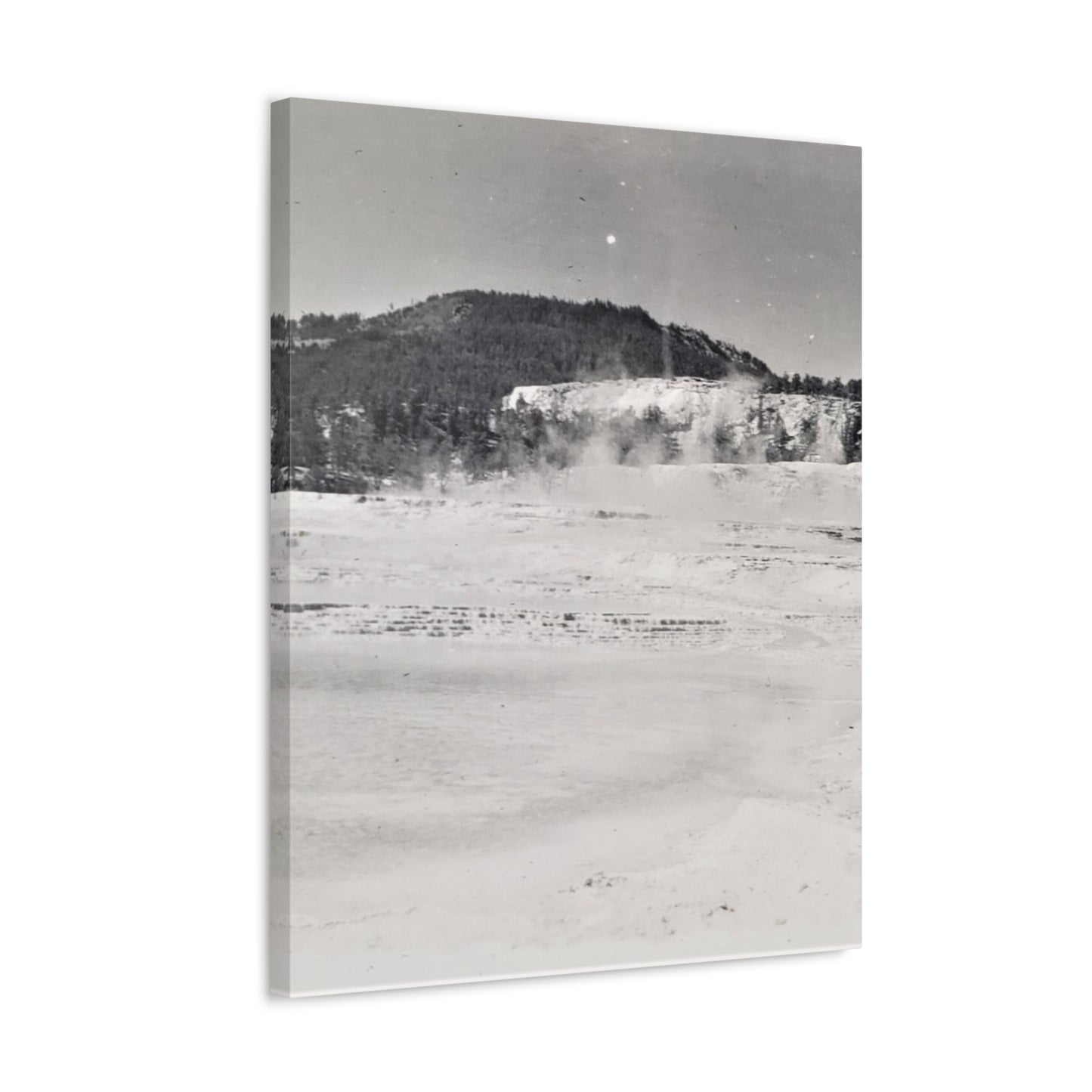 Mammoth Hot Springs Yellowstone Stretched Canvas