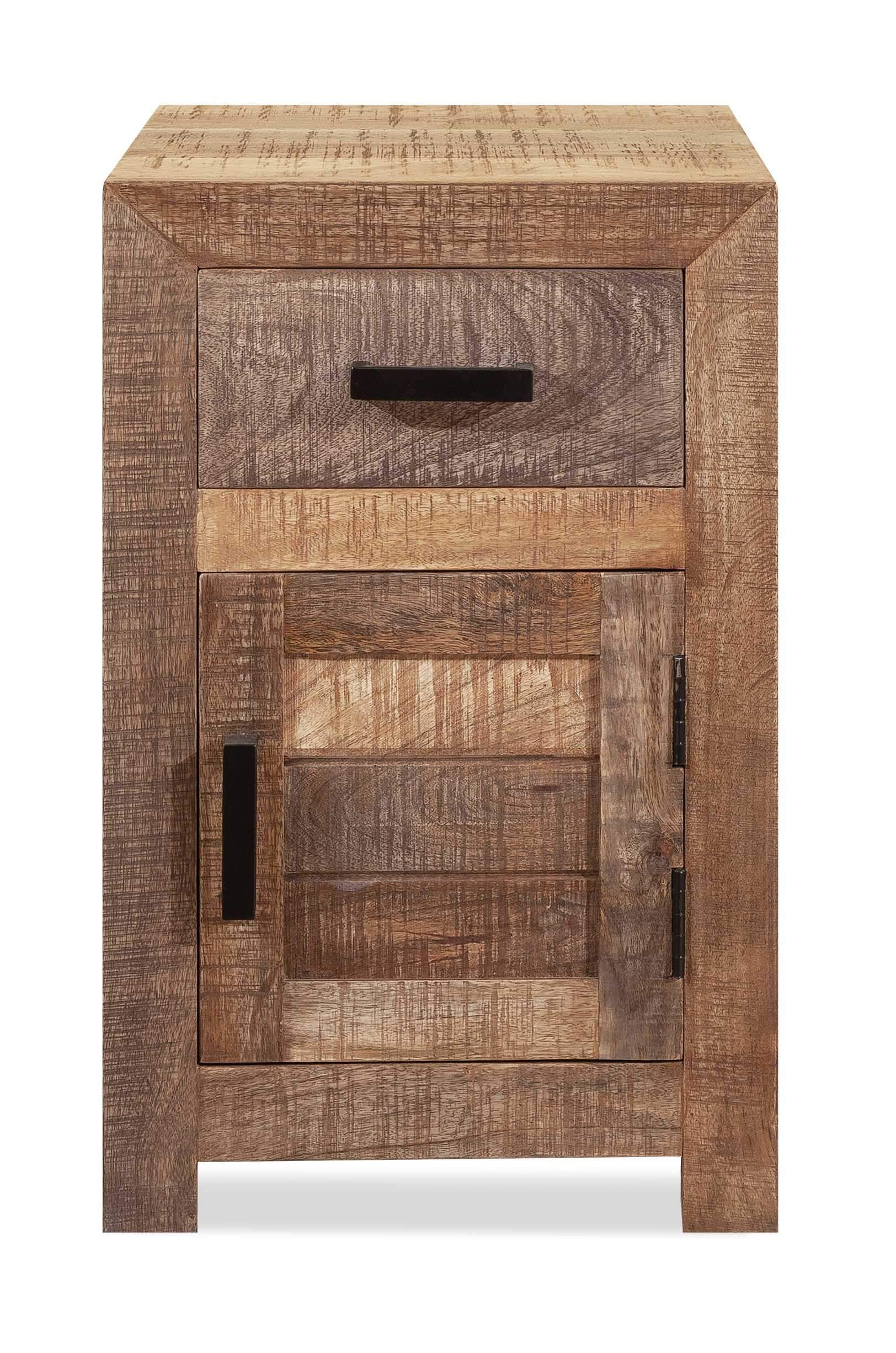 Solid Wood Butcher Block Accent Cabinet or Nightstand - - Furniture