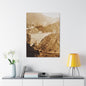 Back View Morris Dam Spillway Canvas Gallery Wraps 30″ x 40″ 1.25"