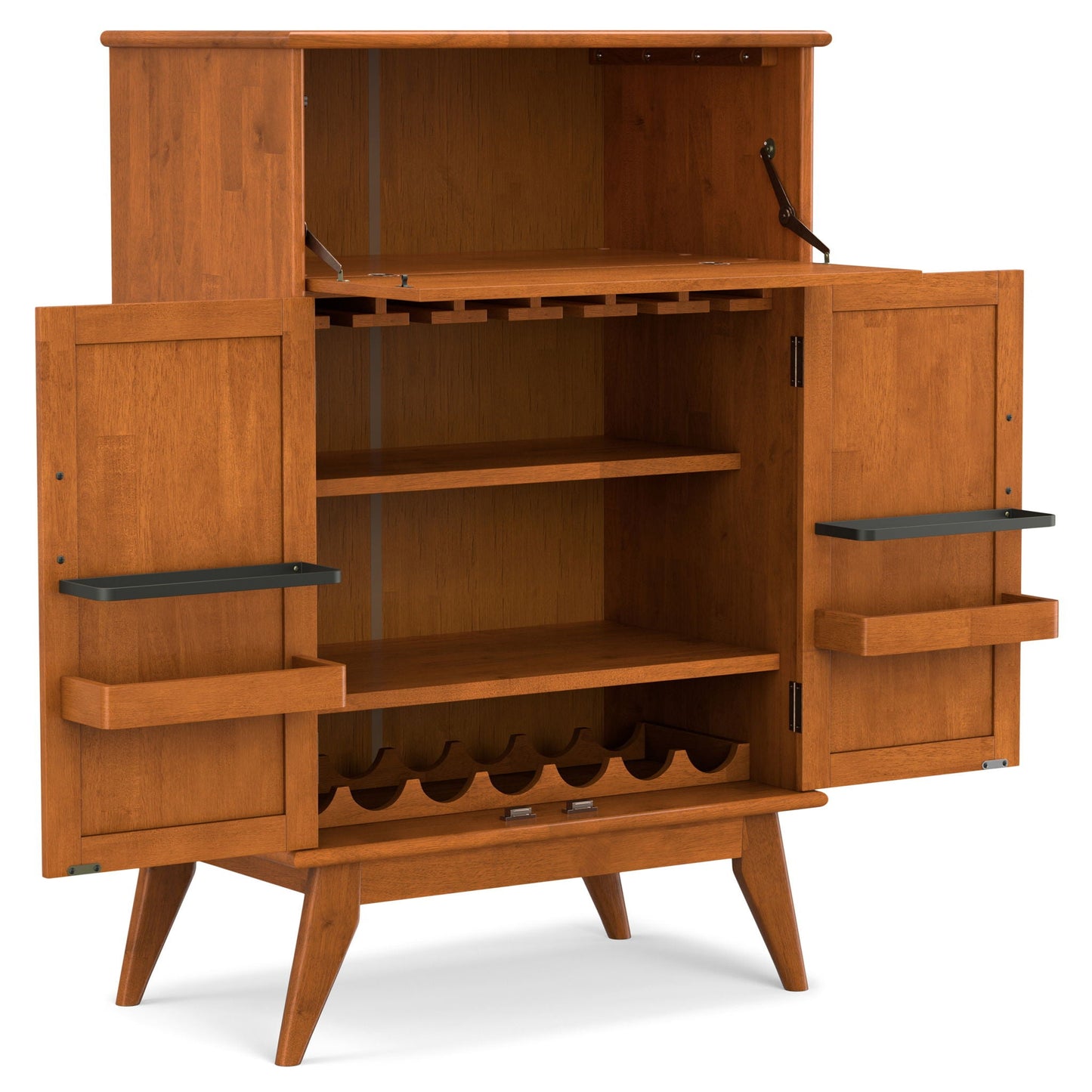 Draper - Mid Century Bar Cabinet- Unique Piece Furniture- {{Product type}}