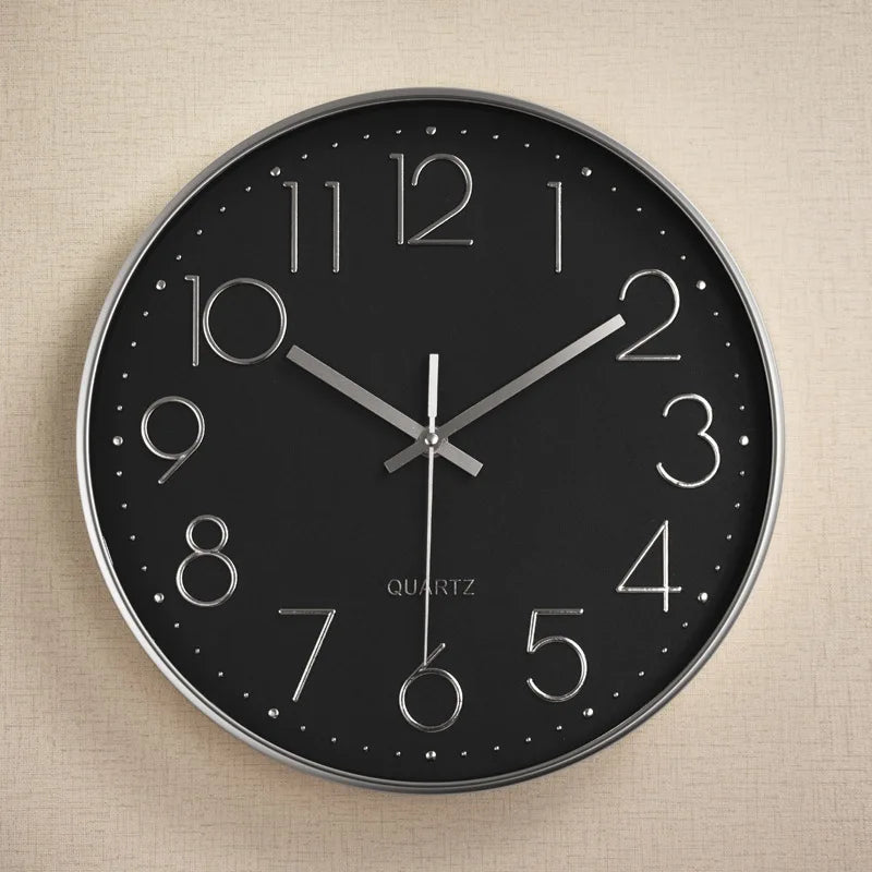 10 Inch Aesthetic Minimalist Large Mechanic Clock Wall