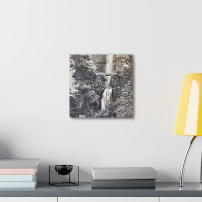 Multnomah Falls Oregon Canvas Gallery Wraps 12″ x 12″ 1.25"
