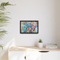 Multi-Color Abstract Framed Canvas Art Print - Kia Day Design