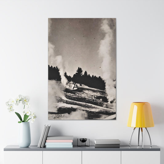 Norris Geyser Yellowstone Canvas Gallery Wraps