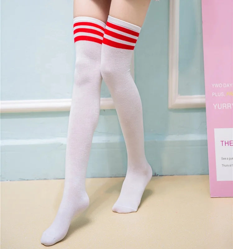 Women Thick High Stockings Over Knee High Socks Warm Knee Socks