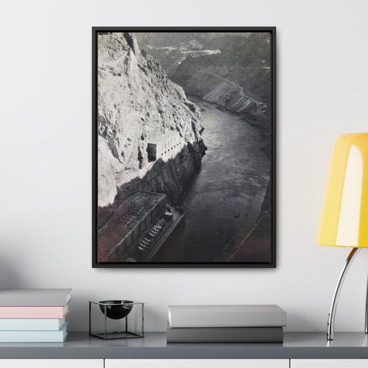 Boulder Dam Gallery Canvas Wraps, Vertical Frame