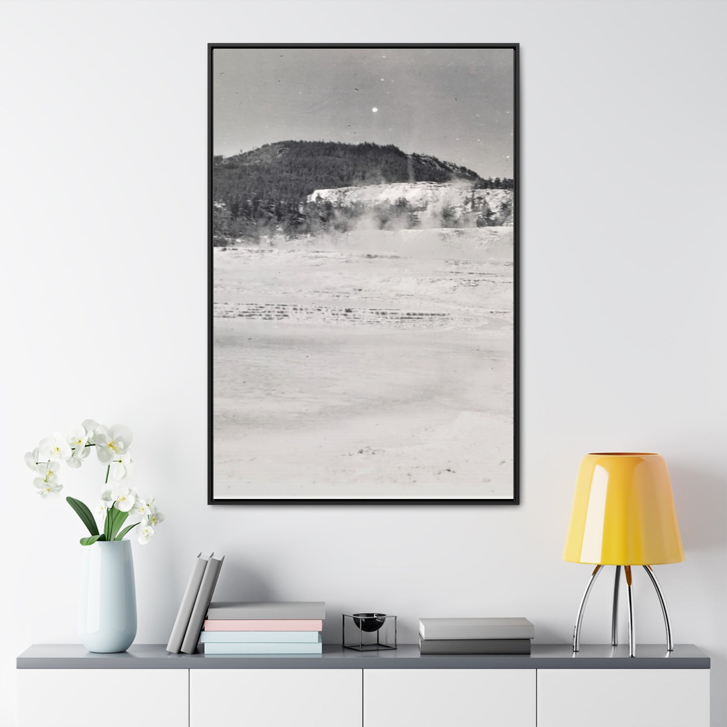 Mammoth Hot Springs Yellowstone Gallery Canvas Wraps, Vertical Frame