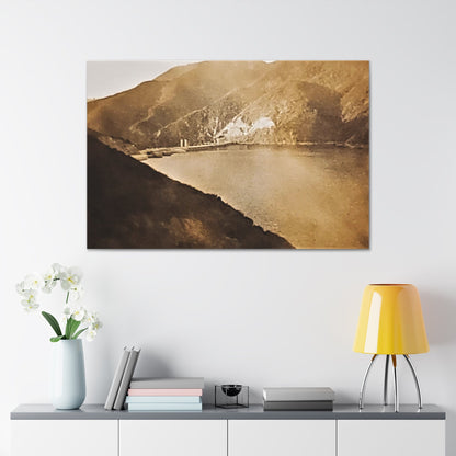 Morris Dam Lake Canvas Gallery Wraps 48″ x 32″ 1.25"